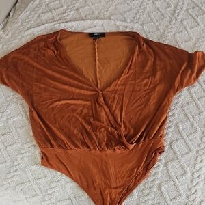 Bundle Sale | 4 for $20 | Forever 21 Rust Wrap Bodysuit Size 0X